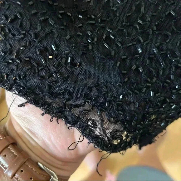 Vintage Beaded Sequin Pants and Tank Set Brilliante and Scala Size M - Picture 10 of 16